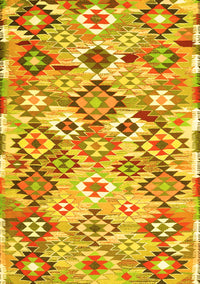 Southwestern Yellow Country Rug, con2957yw