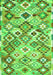 Southwestern Green Country Rug, con2957grn