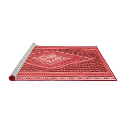 Contemporary Red Washable Rugs