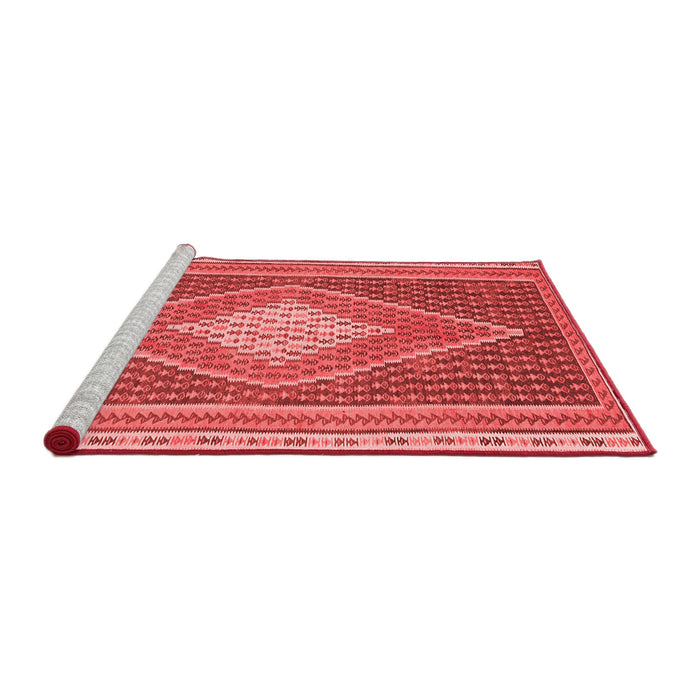 Contemporary Red Washable Rugs