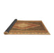 Sideview of Abstract Brown Contemporary Rug, con2958brn