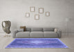 Machine Washable Abstract Blue Contemporary Rug in a Living Room, wshcon2958blu