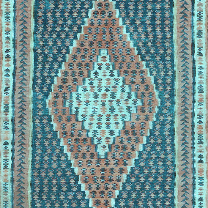 Machine Washable Abstract Light Blue Contemporary Rug, wshcon2958lblu