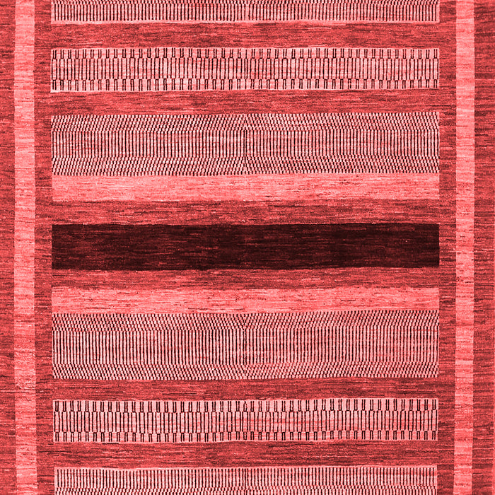 Abstract Red Contemporary Area Rugs