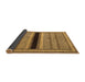 Sideview of Abstract Brown Contemporary Rug, con295brn