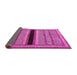 Sideview of Abstract Pink Contemporary Rug, con295pnk