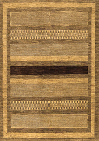 Abstract Brown Contemporary Rug, con295brn