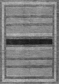 Abstract Gray Contemporary Rug, con295gry