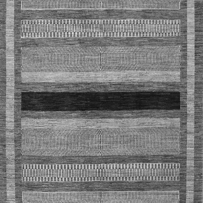 Abstract Gray Contemporary Rug, con295gry
