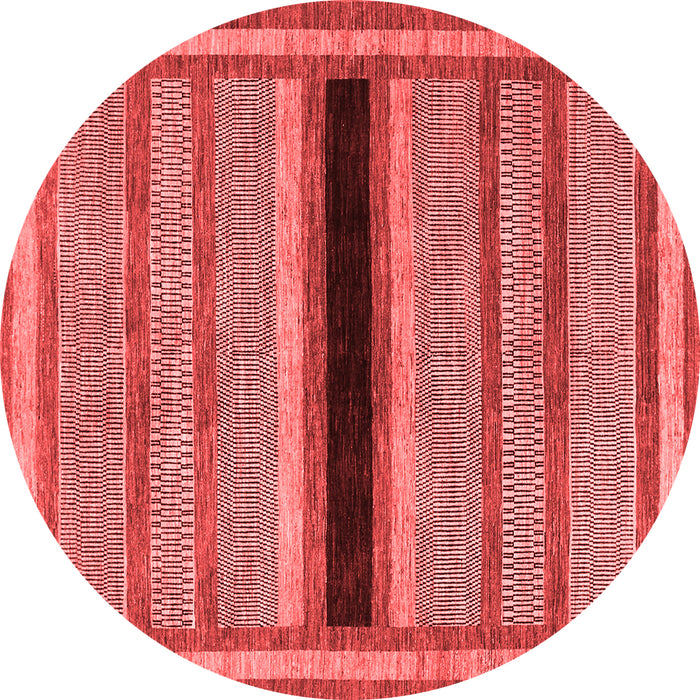 Machine Washable Abstract Red Contemporary Rug, wshcon295red