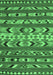 Oriental Emerald Green Traditional Rug, con2960emgrn