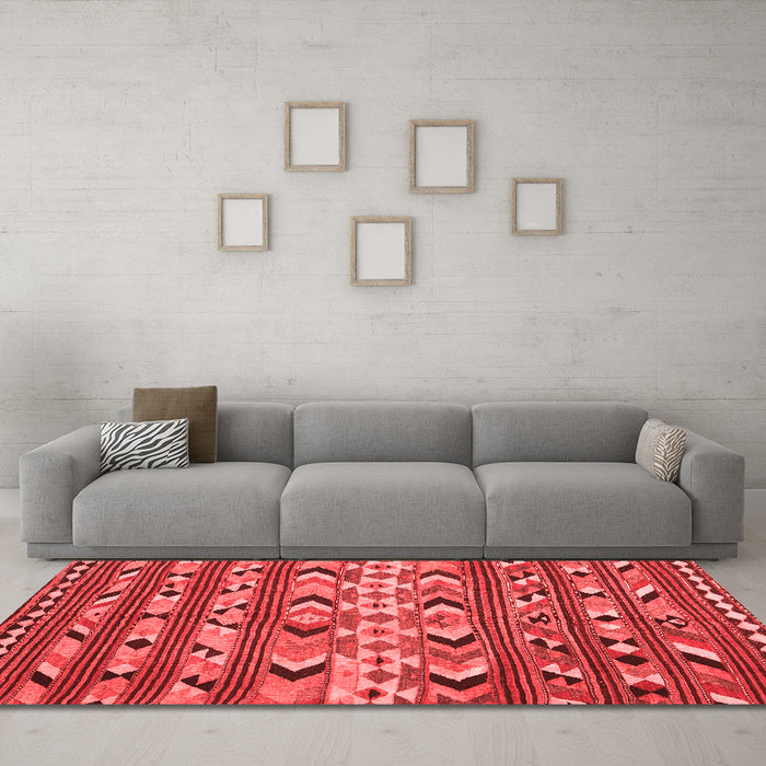 Traditional Red Washable Rugs