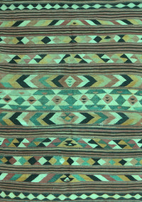 Oriental Turquoise Traditional Rug, con2960turq