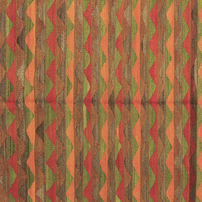 Square Oriental Brown Traditional Rug, con2961brn