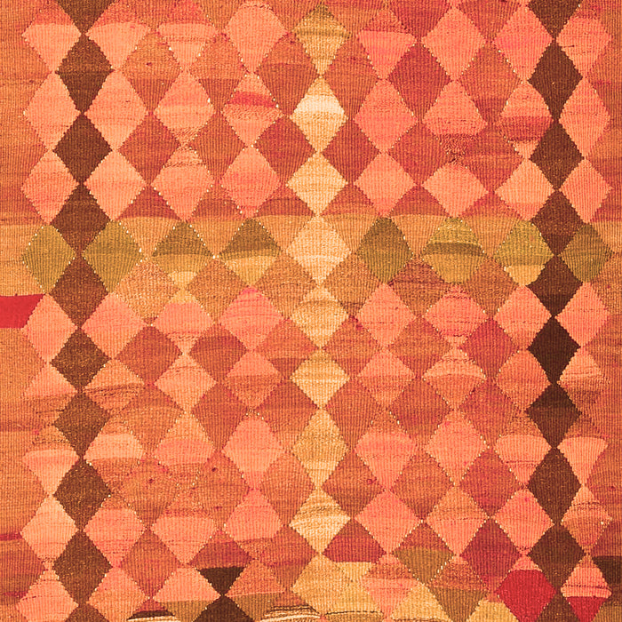 Oriental Orange Traditional Rug, con2962org