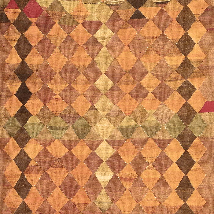 Machine Washable Oriental Brown Traditional Rug, wshcon2962brn