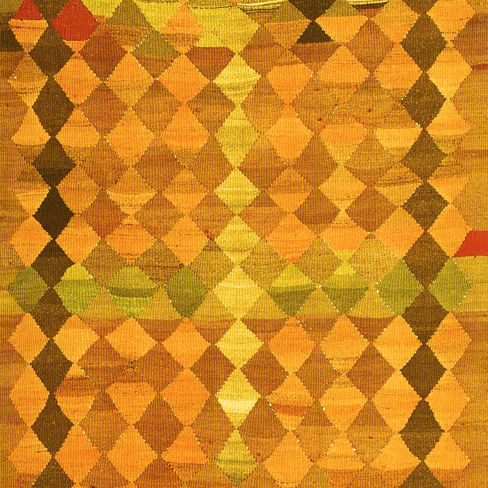 Oriental Yellow Traditional Rug, con2962yw