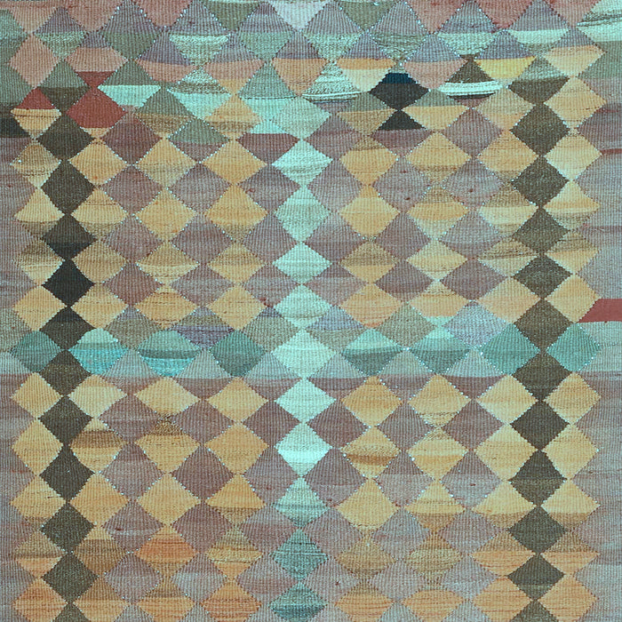 Square Oriental Light Blue Traditional Rug, con2962lblu