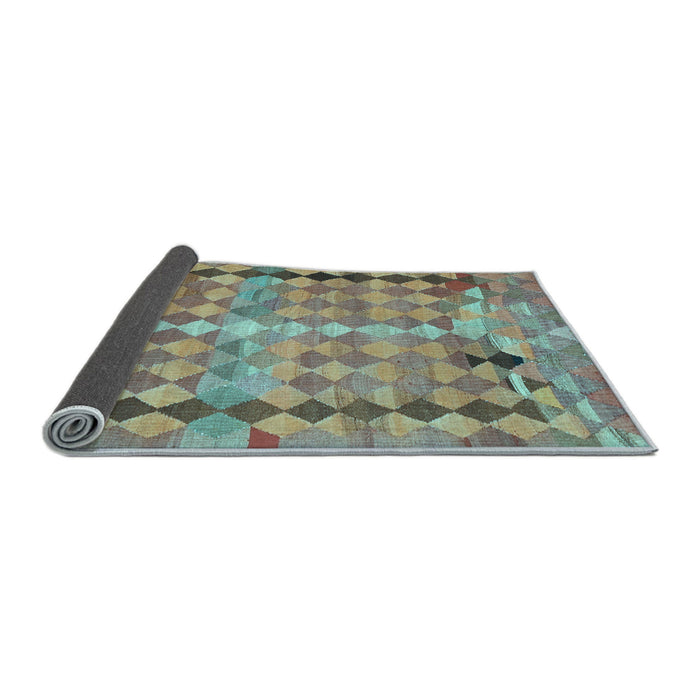 Sideview of Oriental Light Blue Traditional Rug, con2962lblu