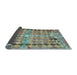 Sideview of Oriental Light Blue Traditional Rug, con2962lblu