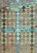 Oriental Light Blue Traditional Rug, con2962lblu