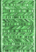 Abstract Emerald Green Contemporary Rug, con2963emgrn