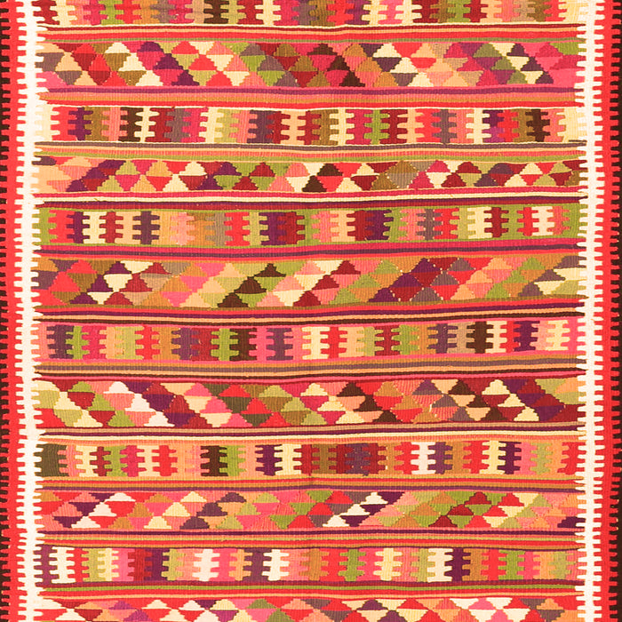 Serging Thickness of Machine Washable Abstract Orange Contemporary Area Rugs, wshcon2963org