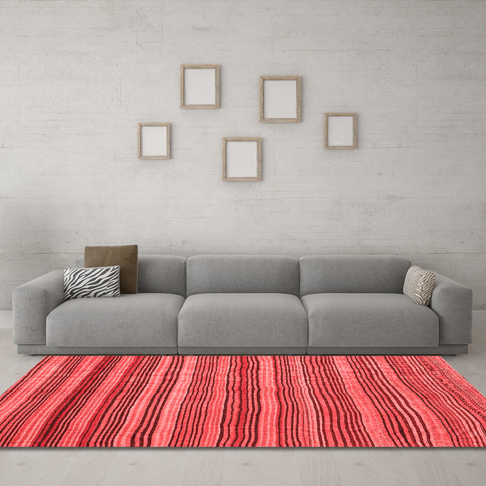 Traditional Red Washable Rugs
