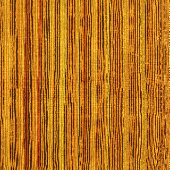 Square Oriental Yellow Traditional Rug, con2964yw