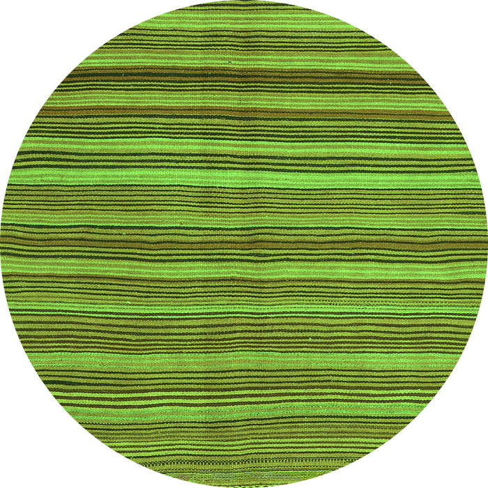 Square Oriental Green Traditional Rug, con2964grn