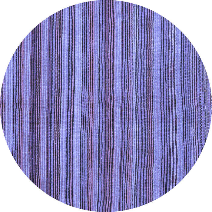 Round Oriental Blue Traditional Rug, con2964blu