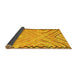 Sideview of Oriental Yellow Traditional Rug, con2965yw