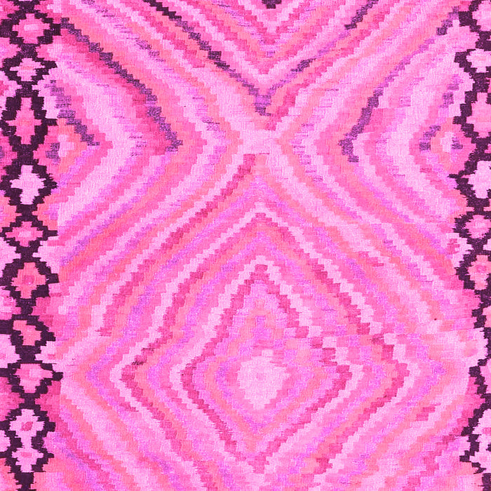 Machine Washable Oriental Pink Traditional Rug, wshcon2965pnk