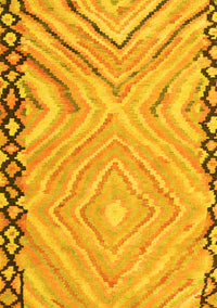 Oriental Yellow Traditional Rug, con2965yw