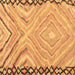 Square Oriental Brown Traditional Rug, con2965brn