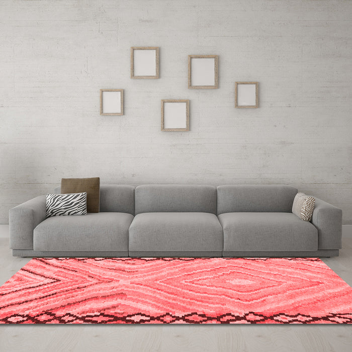 Traditional Red Washable Rugs