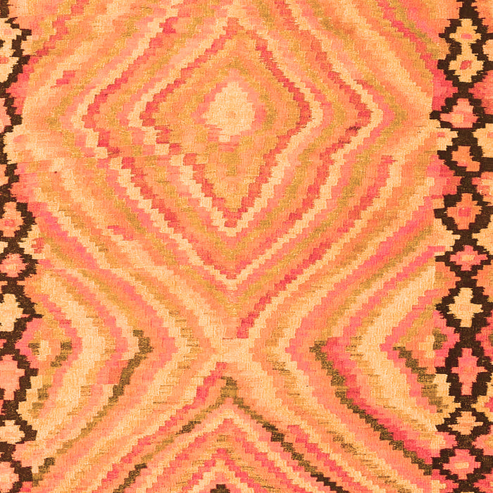 Oriental Orange Traditional Rug, con2965org