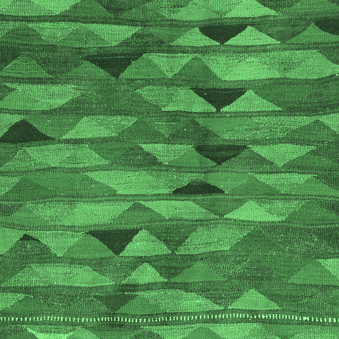 Machine Washable Oriental Emerald Green Traditional Area Rugs, wshcon2966emgrn