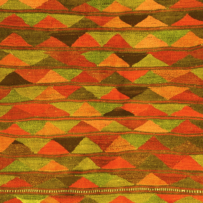 Oriental Yellow Traditional Rug, con2966yw