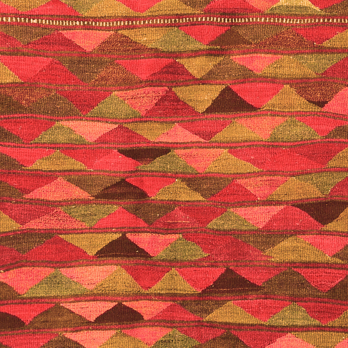 Serging Thickness of Machine Washable Oriental Orange Traditional Area Rugs, wshcon2966org