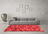 Machine Washable Oriental Red Traditional Rug, wshcon2966red