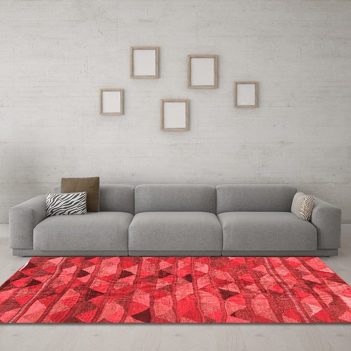 Traditional Red Washable Rugs