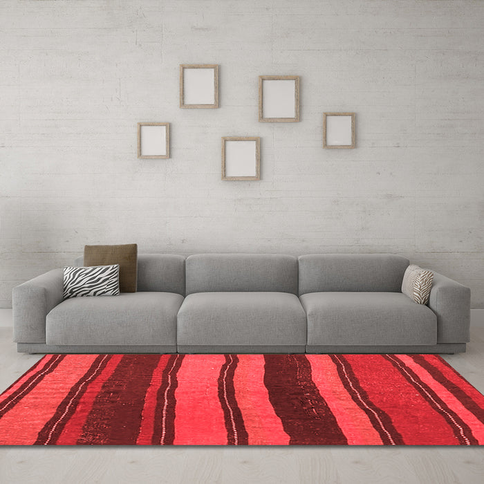 Traditional Red Washable Rugs