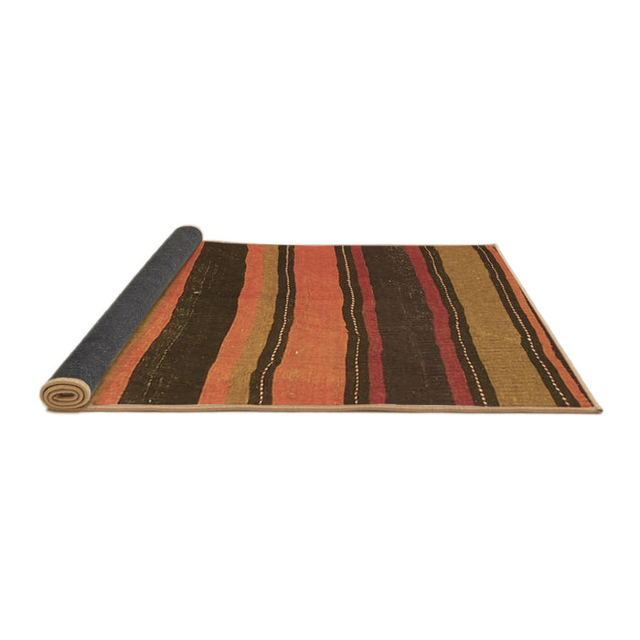 Sideview of Oriental Brown Traditional Rug, con2967brn