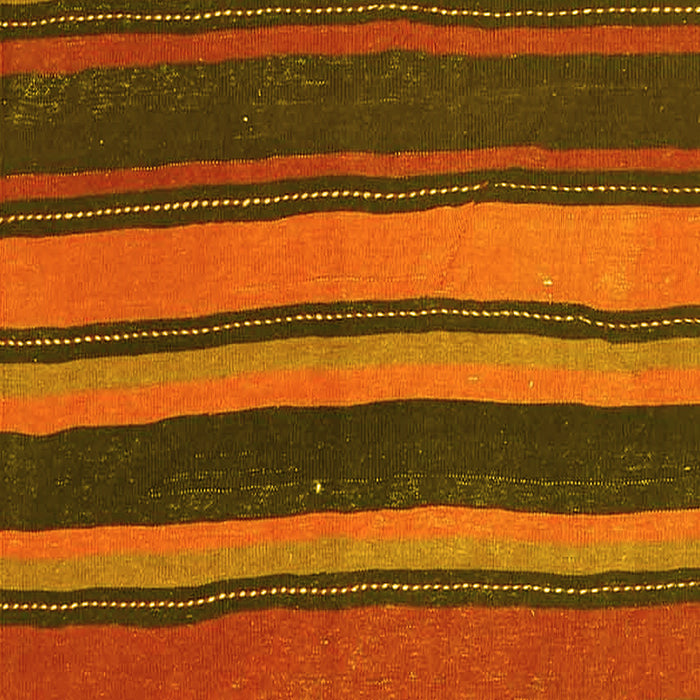 Machine Washable Oriental Yellow Traditional Rug, wshcon2967yw