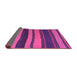 Sideview of Oriental Purple Traditional Rug, con2967pur