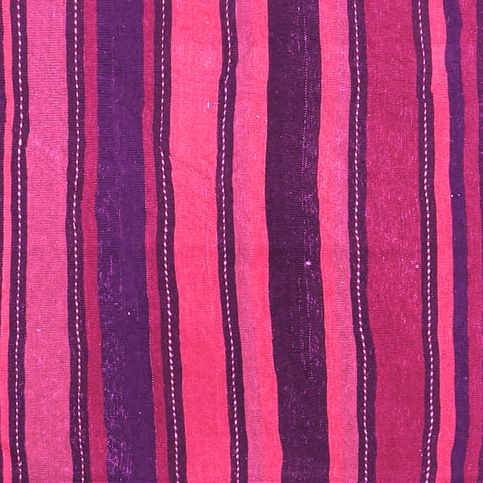 Square Machine Washable Oriental Pink Traditional Rug, wshcon2967pnk