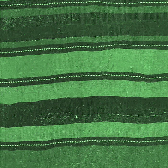 Machine Washable Oriental Emerald Green Traditional Area Rugs, wshcon2967emgrn