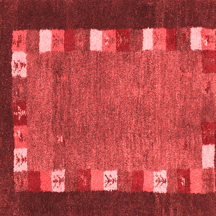 Machine Washable Abstract Red Contemporary Rug, wshcon2968red