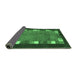 Sideview of Abstract Emerald Green Contemporary Rug, con2968emgrn